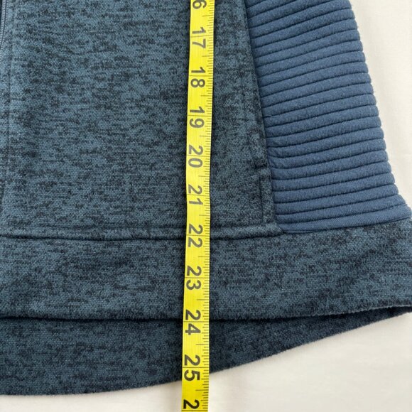 The North Face Indi Full Zip Mock Neck Jacket Blue Medium - Picture 8 of 9